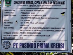 Kontraktor Jelaskan Detail Pekerjaan Jalan Rp 1.882?640.968 di Pasaman Tanggapi Sorotan Warga