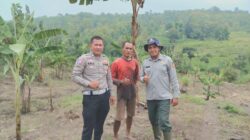 Sinergi Satlantas Polres Kuningan dan Dinas Pertanian Pantau Pertumbuhan Jagung di Desa Cibulan