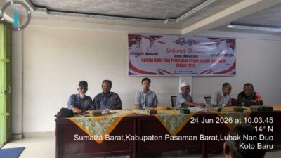 Bamus Giri Maju Pasaman Barat Resmi Buka Tahapan Pilwana 2026, PPWN 8 Orang Dilantik dan Teken Komitmen Jaga Netralitas, Independensi, Serta Demokrasi Nagari