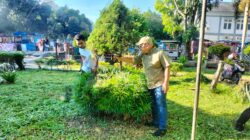 Bupati H. Yulianto Turun Langsung Pimpin Aksi Gotong Royong Massal Bersama Ribuan Pegawai, KNPI, Mahasiswa, dan Masyarakat di Taman Tematik Pasaman Baru.