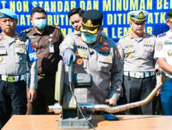 Polresta Cirebon Musnahkan Belasan Ribu Botol Miras dan Ribuan Knalpot Brong