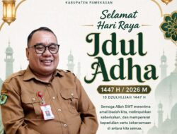 Kepala Dinas Koperasi UKM dan Tenaga Kerja Pamekasan Ucapkan Selamat Idul Adha 1447 H