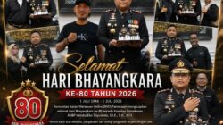 Kapolres Pamekasan AKBP Hendra Eko Tri Yulianto Sampaikan Apresiasi kepada IWO Pamekasan di peringatan Hari Bhayangkara Ke-80 Tahun 2026