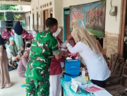 Sinergi Babinsa, Bidan, dan Kader Posyandu di Pamekasan Gencarkan Pelayanan Kesehatan untuk Balita dan Lansia