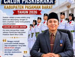 Badan Kesbangpol Pasaman Barat Umumkan 45 Calon Paskibraka 2026, Dua Siswa Tembus Seleksi Tingkat Provinsi Sumatera Barat