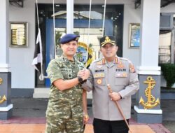 Kapolresta Cirebon Perkuat Soliditas TNI–Polri Melalui Silaturahmi ke Lanal Cirebon dan Denpom III/3 Cirebon