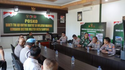 Sinergi TNI-Polri Sampang Diperkuat, Kapolres dan Dandim 0828 Sepakat Wujudkan Wilayah Aman dan Kondusif
