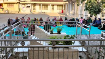 Dipimpin Ustaz H. Moh. Khotib, Puluhan Alumni Ponpes Gedangan Gelar Ziarah Rutin Ahad Manis ke Makam KH. Zainal Abidin Khoir di Tengah Nuansa Penuh Keberkahan