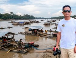 Musim Kemarau Datangkan Berkah, Aktivitas Tambang Emas Tradisional di Sungai Mahakam Jadi Penopang Ekonomi Rakyat Kecil di Kutai Barat