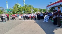 Tanamkan Disiplin dan Kebersamaan, Bupati Kholilurrahman Lepas Lomba Gerak Jalan Tingkat SD se-Kabupaten Pamekasan