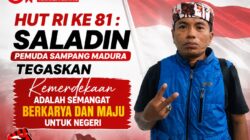 HUT RI Ke – 81, Saladin Pemuda Sampang Madura Tegaskan Kemerdekaan Adalah Semangat Berkarya dan Maju Untuk Negeri 