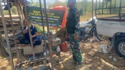 Upaya TNI AD Penuhi Kebutuhan Air Bersih Warga P’amekasan, Babinsa Palengaan Kawal Pengeboran Air di Pesantren,Tembus Tanah Berbatuan 