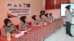 Polwan Polres Cirebon Kota Edukasi Siswa SMPN 6 Soal Cegah Kekerasan Seksual
