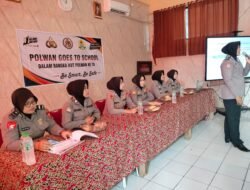 Polwan Polres Cirebon Kota Edukasi Siswa SMPN 6 Soal Cegah Kekerasan Seksual