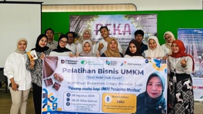 Rumah BUMN Pertamina Berau Gandeng BPJS Ketenagakerjaan, Gelar Pelatihan Brownies Krispy dan Sosialisasi Perizinan UMKM di Berau