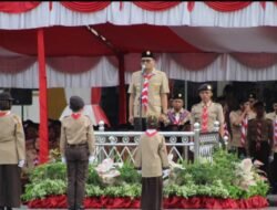 3.000 Pramuka Padati Kantor Bupati Pasbar di Apel Akbar HUT ke- 65, Dorong Generasi Mandiri Wujudkan Swasembada Pangan