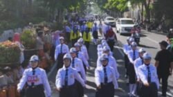 1.173 Siswa Ikuti Lomba Baris Berbaris SMP/MTs se-Kota Kediri, Teguhkan Cinta Tanah Air