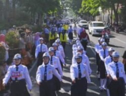 1.173 Siswa Ikuti Lomba Baris Berbaris SMP/MTs se-Kota Kediri, Teguhkan Cinta Tanah Air