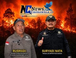 Tak Kenal Waktu, Kadishut Kaltim Rusmadi Turun Tengah Malam Padamkan Karhutla di Tahura Bukit Soeharto