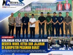 Bupati Yulianto Sambut Ketua Baru PN Pasbar, Tegaskan Sinergi Forkopimda Kunci Wujudkan Indonesia Emas 2045 