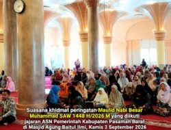 Peringati Maulid Nabi, Bupati Yulianto: Jadikan ASN Panutan Akhlak Rasullullah dan Jaga Persatuan Pilwana
