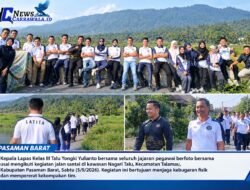 Jaga Kebugaran dan Kekompakan, Lapas Kelas III Gelar Jalan Santai Bersama Pegawai 