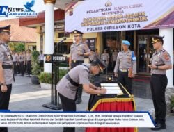 Rotasi Kepemimpinan, Kapolres Cirebon Kota Lantik Kapolsek Mundu dan Sertijab Kapolsek Lemahwungkuk