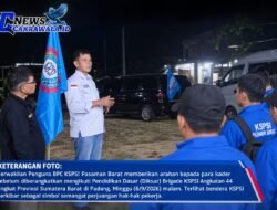 BPC KSPSI Pasaman Barat Lepas 44 Kader Ikuti Diksar Brigade KSPSI Angkatan 44 di Padang 