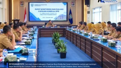 Jelang Tutup Tahun, Sekda Pasaman Barat Kebut Serapan Anggaran dan Tegakkan Disiplin ASN