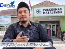Anggota Komisi I DPRD Sumenep Gertak Dinkes : Kapus Puskesmas Masalembu Harus Segera Diganti 