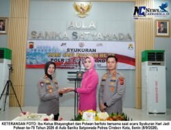 HUT Polwan Ke-78 Polres Cirebon Kota Usung Tema One Police Woman Extra Ordinary Impact 