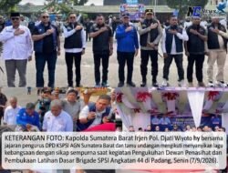 Kapolda Sumbar Irjen Djati Wiyoto Abadhy Dikukuhkan Sebagai Ketua Dewan Penasehat DPD KSPSI AGN Sumbar 