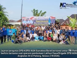 Latsar Brigade SPSI AGN Angkatan 44 Berlangsung Sukses, Ketua DPD KSPSI AGN Sumbar: Kader Harus Jadi Agen Perubahan 