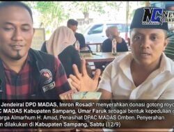 MADAS Salurkan Donasi Gotong Royong Untuk Keluarga Almarhum H. Amad, Wujud Nyata Semngat Sittung Dhere