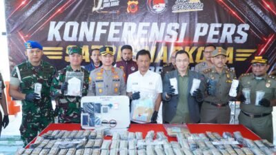 Polres Cirebon Kota Ungkap 23 Kasus Narkoba dan Musnahkan Ribuan Barang Bukti Hasil Operasi Pekat
