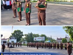 Jaga Solidaritas dan Integritas Kejari Pasabar Gelar Apel Pagi
