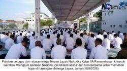 Ikhtiar Langit di Balik Jeruji: Lapas Narkotika Kelas IIA Pamekasan Gelar Doa dan Shalat Istisqa Bersama Minta Hujan 