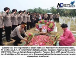 Polres Pasaman Barat Berduka, AKP Evo Nosara Dimakamkan Secara Kedinasan