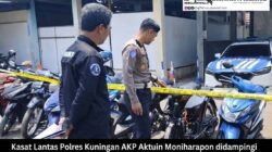 Polres Kuningan Gagalkan Aksi Balap Liar di Jalan Baru, 26 Remaja dan 15 Motor Diamankan