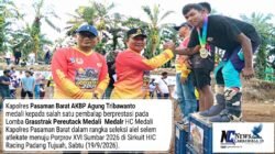 Jaring Bibit Pembalap Porprov, Kapolres Pasaman Barat Gelar Grasstrack di Sirkuit HIC Racing
