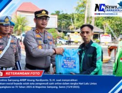 Di Hari Lalu Lintas Bhayangkara KE 71, Kapolres Sampang Ganjar 40 Personel Berprestasi dan Rangkul Komunitas Ojol Sebagai Mitra Keselamatan 