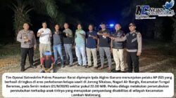 Polres Pasaman Barat Amankan Pria 52 Tahun di Air Bangis, Diduga Lakukan Persetubuhan Terhadap Anak Tiri Penyandang Disabilitas 