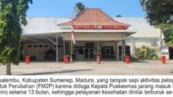 13 Bulan Tak Ada Lokmin, Pelayanan Puskesmas Masalembu Sumenep Disorot Warga: Kapus Dituding Jarang Masuk Kantor
