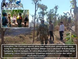TNI di Sampang Bergerak Cepat, Lettu Murakip Serukan Warga Stop Bakar Sampah di Tengah Ancaman El Nino