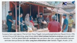 Door to Door di Dusun Bringkoning, Pemdes Tlagah Banyuates Hadir untuk Lansia dan Warga Rentan Ekonomi