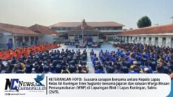 Bangun Kedekatan dan Jaga Kondusifitas, Kalapas Kelas IIA Kuningan Gelar Sarapan Akrab Bersama Ratusan Warga Binaan Sambil Tekankan Disiplin dan Komitmen Zero Halinar