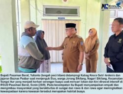 Jenguk Korban Serangan Buaya di RSUD Pasbar, Bupati Yulianto: Warga Harus Waspada di Wilayah Perairan