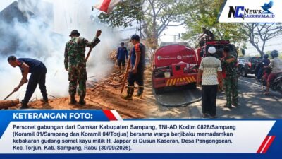 Gudang Somel Kayu di Torjun Sampang Terbakar, Kerugian Capai Rp 100 Juta Diduga Akibat Puntung Rokok