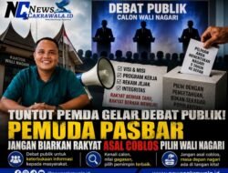 Tuntut Pemda Gelar Debat Publik! Pemuda Pasbar, Jangan Biarkan Rakyat Asal Coblos Pilih Wali Nagari 