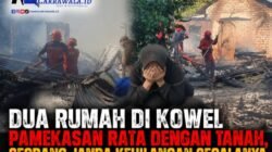 Dua Rumah di Kowel Pamekasan Rata Dengan Tanah, Seorang Janda Kehilangan Segalanya 